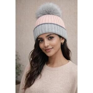 NEW MITCHIE'S MATCHINGS fox hat in light grey